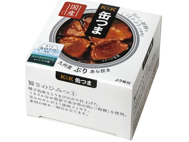 Ｋ＆Ｋ 缶つま 九州産ぶりあら炊き１５０ｇ □お取り寄せ品 【購入入数２４個】