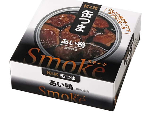 Ｋ＆Ｋ 缶つまＳｍｏｋｅ あい鴨７０ｇ □お取り寄せ品 【購入入数２４個】