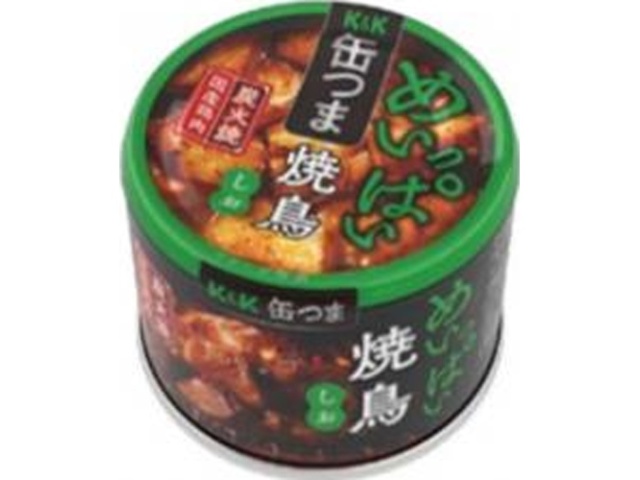 Ｋ＆Ｋ 缶つまめいっぱい焼鳥炭火焼塩１３５ｇ □お取り寄せ品 【購入入数４８個】