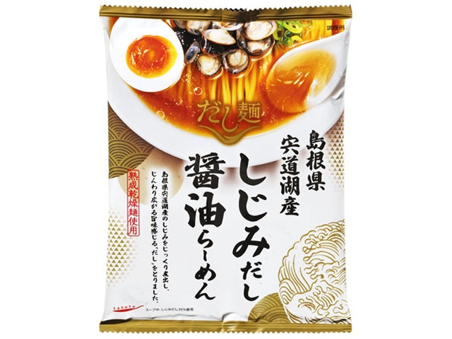 国分 だし麺 宍道湖産しじみだし醤油らーめん 【新商品 3/2 発売】 □お取り寄せ品 【購入入数４０個】