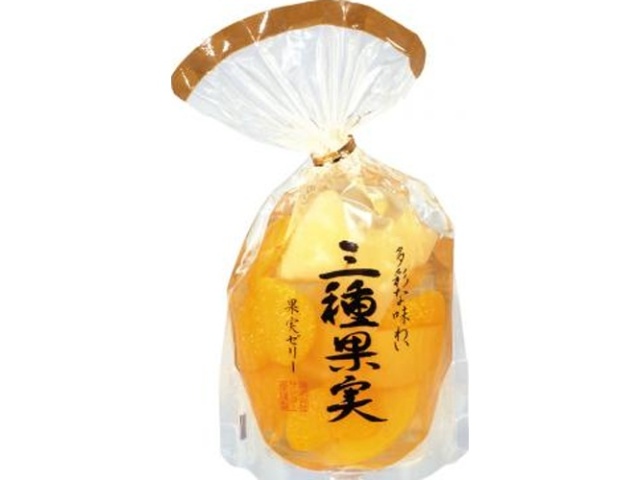 サンヨー 果実ゼリー三種果実 ３５０ｇ 【新商品 7/19 発売】 □お取り寄せ品 【購入入数２４個】
