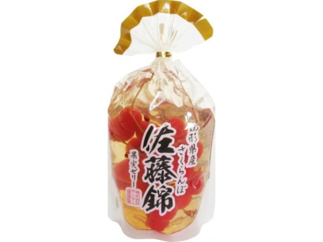 サンヨー 果実ゼリー佐藤錦（さくらんぼ）３５０ｇ 【新商品 7/19 発売】 □お取り寄せ品 【購入入数２４個】