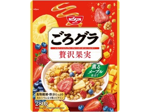 シスコ ごろグラ贅沢果実 ２８０ｇ 【新商品 3/1 発売】 □お取り寄せ品 【購入入数１６個】