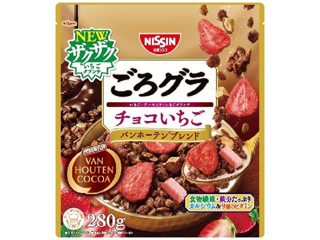 シスコ ごろグラ チョコいちごバンホーテン２８０ｇ  【購入入数６個】