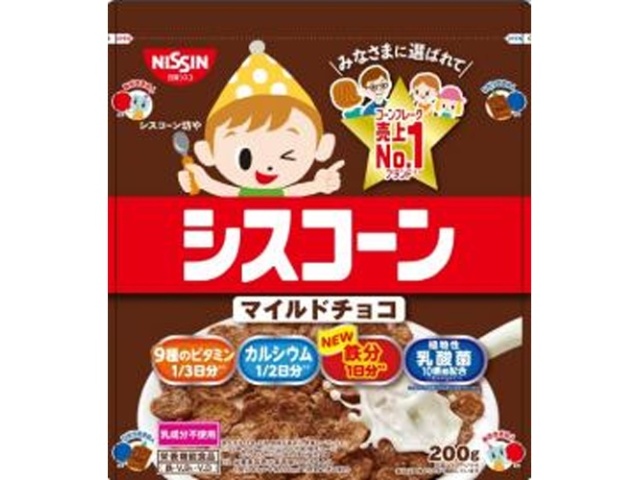 シスコ シスコーン マイルドチョコ ２００ｇ △ 【購入入数８個】