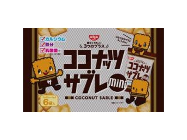 シスコ ココナッツサブレミニファミリーパック９０ｇ △ 【購入入数１２個】