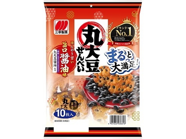 三幸製菓 丸大豆せんべい 旨口醤油味１０枚  【購入入数１２個】