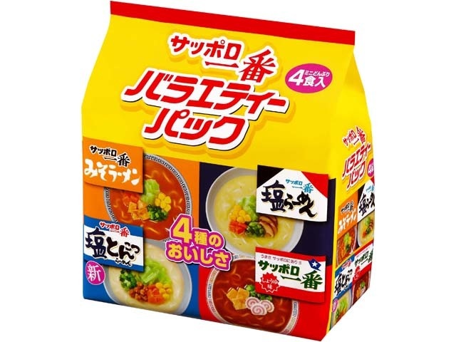 サッポロ一番 ミニどんぶりバラエティー４食 □お取り寄せ品 【購入入数６個】