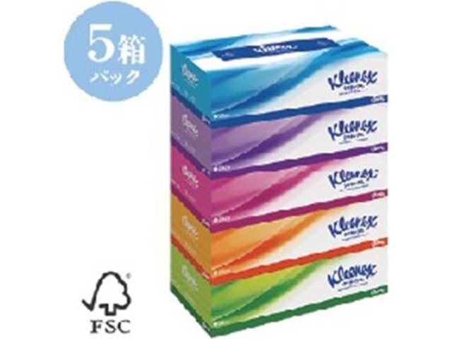 クリネックス ティシュー １８０Ｗ５Ｐ △ 【購入入数１個】