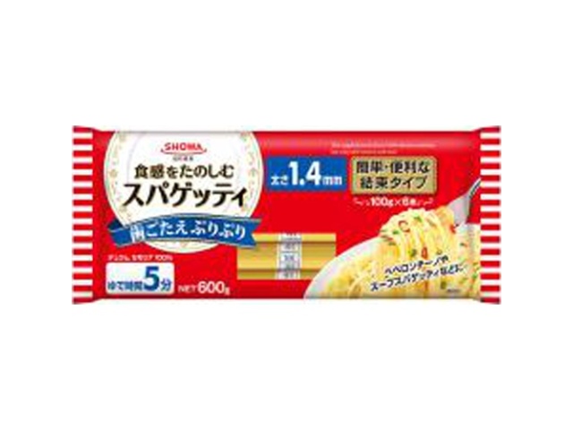 昭和 結束スパゲッティ１．４ｍｍ６００ｇ 【今月の特売 麺類】 △ 【購入入数２４個】