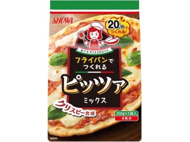 昭和 フライパンで作れるピッツァミックス ４００ｇ □お取り寄せ品 【購入入数２４個】