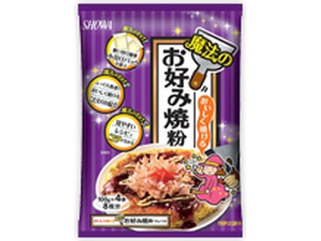 昭和 魔法のお好み焼粉 ４００ｇ 【今月の特売 乾物】 □お取り寄せ品 【購入入数２４個】
