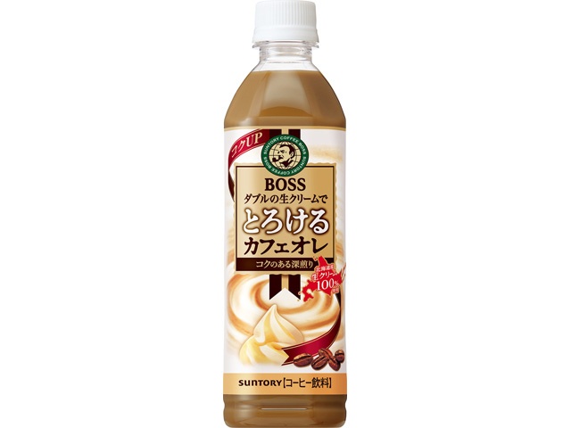 ボス とろけるカフェオレ Ｐ５００ｍｌ 【今月の特売 飲料水】 □お取り寄せ品 【購入入数２４個】