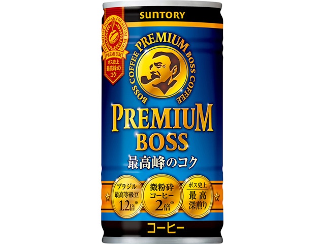 ボス プレミアムボス １８５ｇ 【今月の特売 飲料水】 △ 【購入入数３０個】