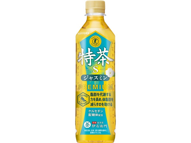 サントリー 特茶 ジャスミンＰ５００ｍｌ △ 【購入入数２４個】