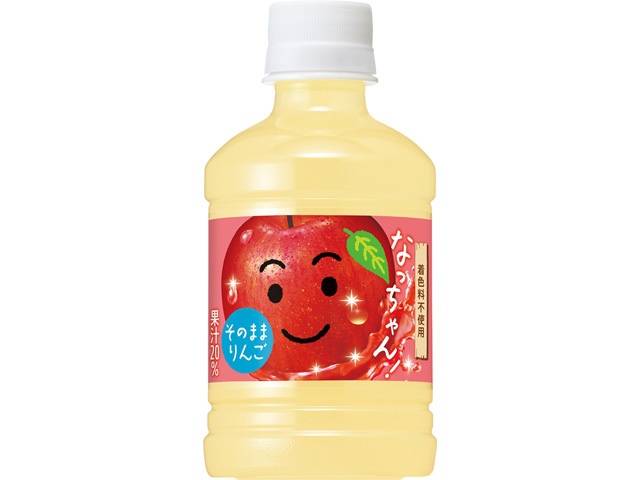 なっちゃん りんご Ｐ２８０ｍｌ 【今月の特売 飲料水】 □お取り寄せ品 【購入入数２４個】
