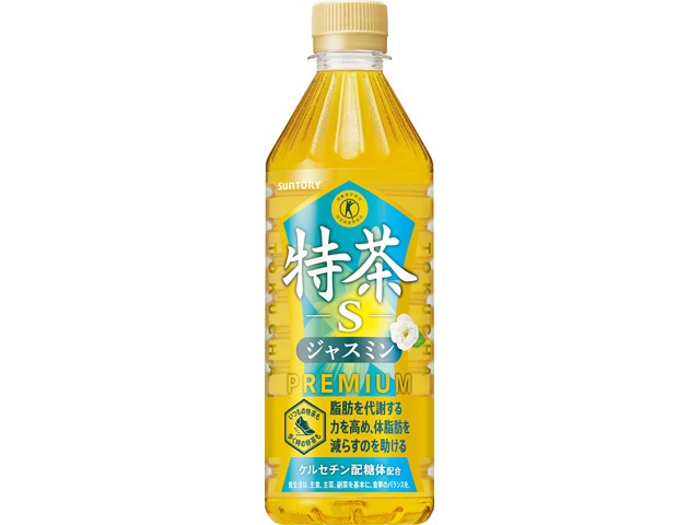 サントリー 特茶ジャスミン自販機用Ｐ５００ｍｌ △ 【購入入数２４個】［商品ダミーの対応はしておりません］