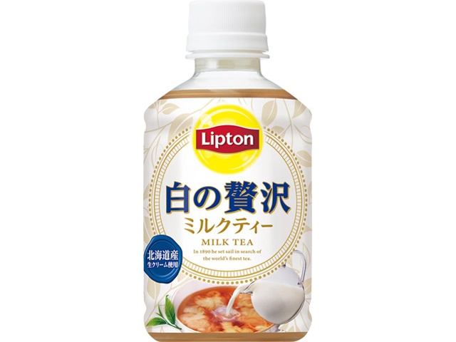 リプトン 白の贅沢ミルクティーＰ２８０ｍｌ 【今月の特売 飲料水】 △ 【購入入数２４個】