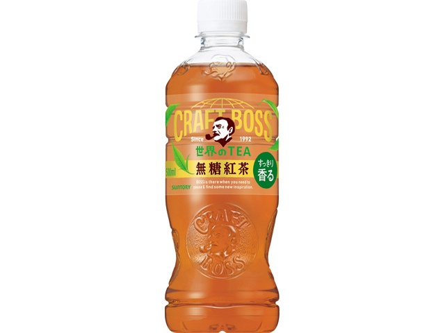 クラフトボス ティー 無糖紅茶自販機Ｐ５００ｍｌ 【今月の特売 飲料水】 【購入入数２４個】［商品ダミーの対応はしておりません］
