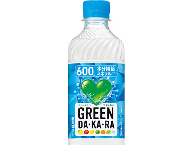 ＧＲＥＥＮダカラ 冷凍兼用Ｐ６００ｍｌ 【今月の特売 飲料水】 【購入入数２４個】