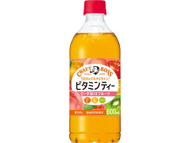 クラフトボス ビタミンティーＰ６００（手売り用） 【今月の特売 飲料水】 □お取り寄せ品 【購入入数２４個】