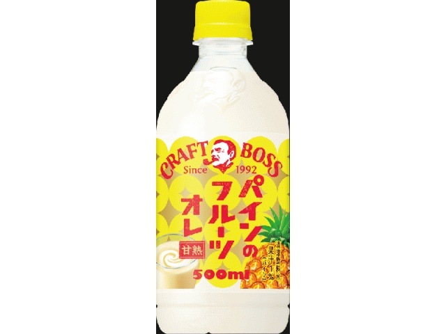 クラフトボス パインのフルーツオレＰ５００ｍｌ □お取り寄せ品 【購入入数２４個】