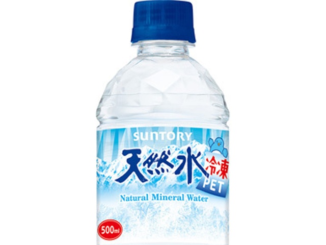サントリー 天然水 冷凍Ｐ５００ｍｌ □お取り寄せ品 【購入入数２４個】