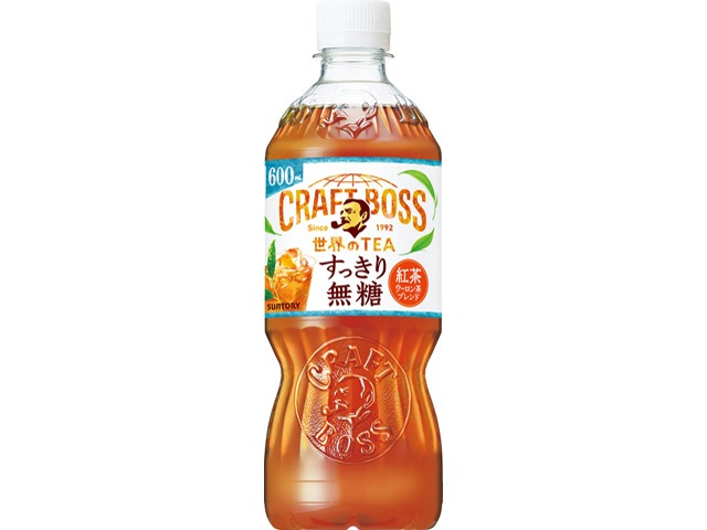 クラフトボス ブルーセイロンティー無糖 手売Ｐ６００ 【今月の特売 飲料水】 △ 【購入入数２４個】