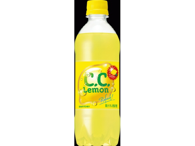 Ｃ．Ｃ．レモン 自販機用Ｐ５００ｍｌ 【今月の特売 飲料水】 □お取り寄せ品 【購入入数２４個】［商品ダミーの対応はしておりません］