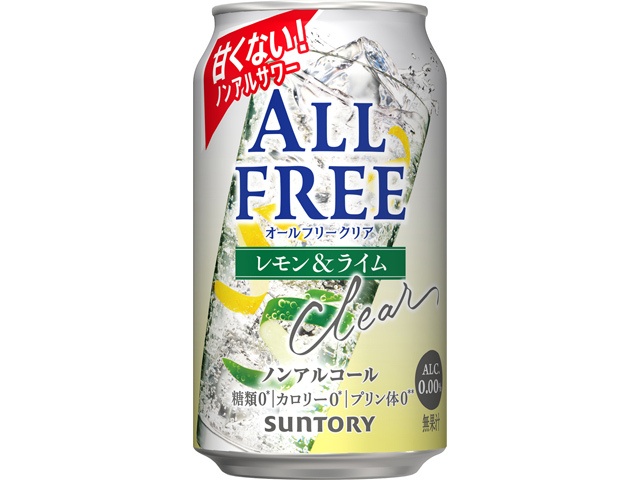 オールフリー クリア レモン＆ライム ３５０ｍｌ □お取り寄せ品 【購入入数２４個】