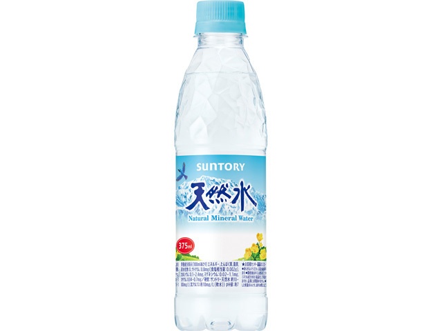 サントリー 天然水 Ｐ３７５ 【新商品 3/10 発売】 □お取り寄せ品 【購入入数２４個】