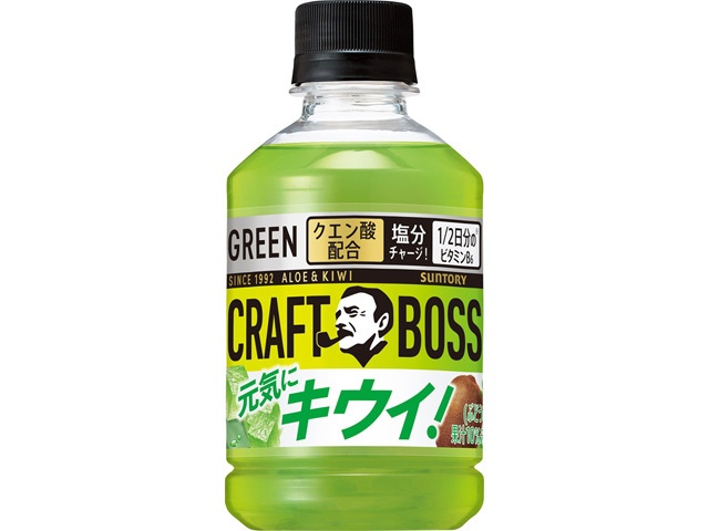 クラフトボス アロエ＆キウイ Ｐ２８０ｍｌ 【新商品 3/31 発売】 【今月の特売 飲料水】 □お取り寄せ品 【購入入数２４個】