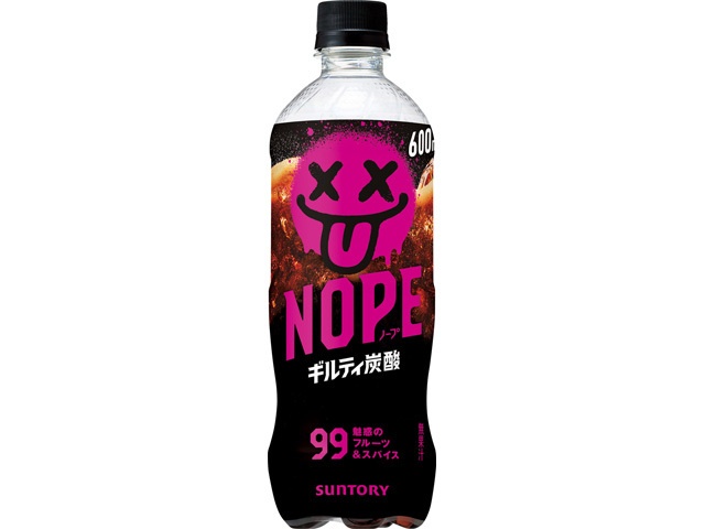 サントリー ＮＯＰＥ ギルティ炭酸Ｐ６００ｍｌ 【新商品 3/24 発売】 【今月の特売 飲料水】 【購入入数２４個】