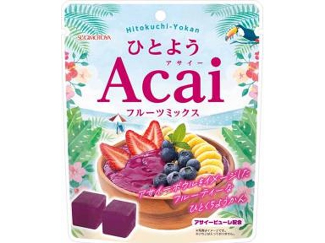杉本屋 ひとようアサイー ８０ｇ 【新商品 3/9 発売】 □お取り寄せ品 【購入入数２０個】