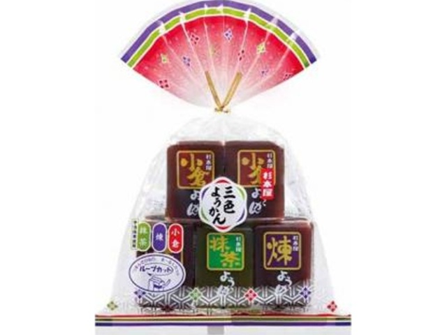 杉本屋 ８個入三色ようかん  【購入入数１２個】