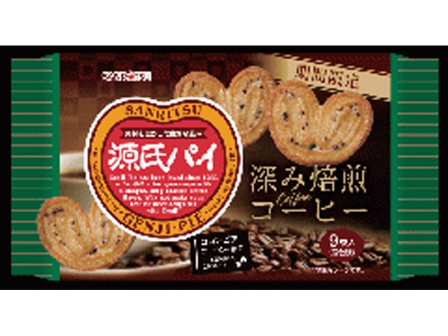 三立製菓 源氏パイ 深み焙煎コーヒー９枚 【新商品 3/9 発売】 □お取り寄せ品 【購入入数１２個】