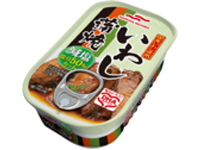 マルハ 国産減塩いわし蒲焼 １００ｇ △ 【購入入数１５個】