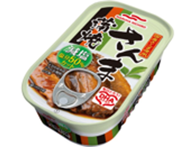 マルハ 国産減塩さんま蒲焼 １００ｇ △ 【購入入数１５個】