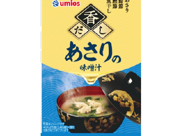 Ｕｍｉｏｓ 香だし あさりの味噌汁 【新商品 3/1 発売】 □お取り寄せ品 【購入入数４８個】
