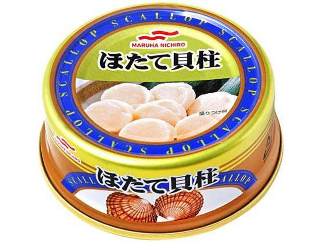 マルハ ほたて貝柱水煮 ６５ｇ 【今月の特売 ビン・缶詰】 □お取り寄せ品 【購入入数４８個】