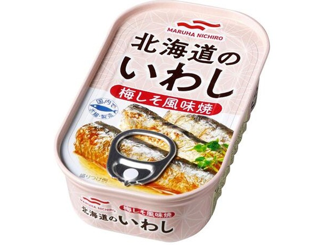 マルハ 北海道のいわし 梅しそ風味焼８５ｇ □お取り寄せ品 【購入入数６０個】