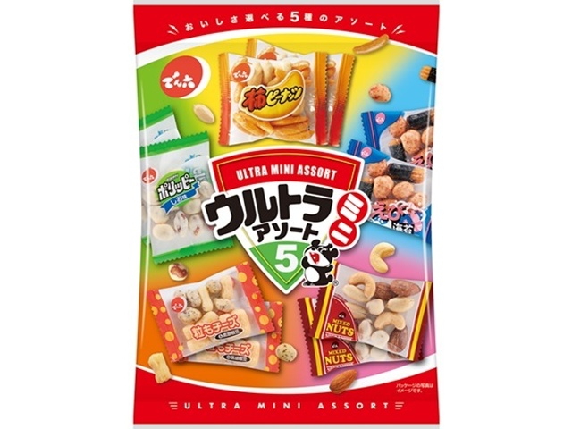 でん六 ウルトラミニアソート ２００ｇ △ 【購入入数１２個】