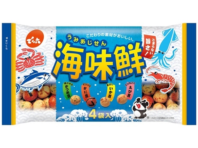 でん六 海味鮮パック １２０ｇ □お取り寄せ品 【購入入数２４個】
