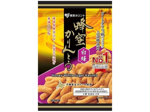 東京カリント 蜂蜜かりんとう白蜂８２ｇ △ 【購入入数１２個】