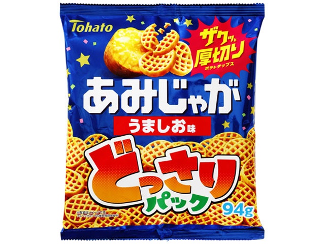 東ハト どっさりパックあみじゃがうましお味９４ｇ □お取り寄せ品 【購入入数２０個】