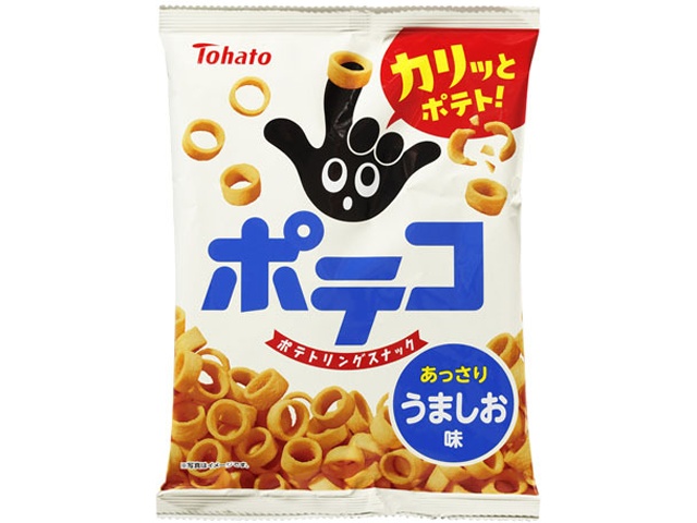 東ハト ポテコ うましお味６７ｇ △ 【購入入数１２個】