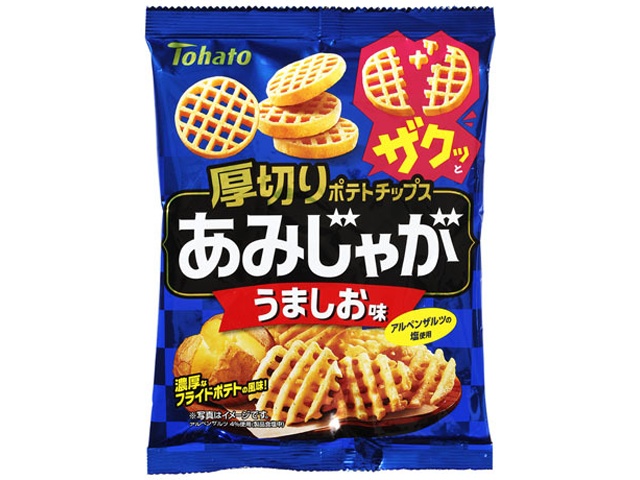 東ハト あみじゃが うましお味５５ｇ △ 【購入入数１２個】
