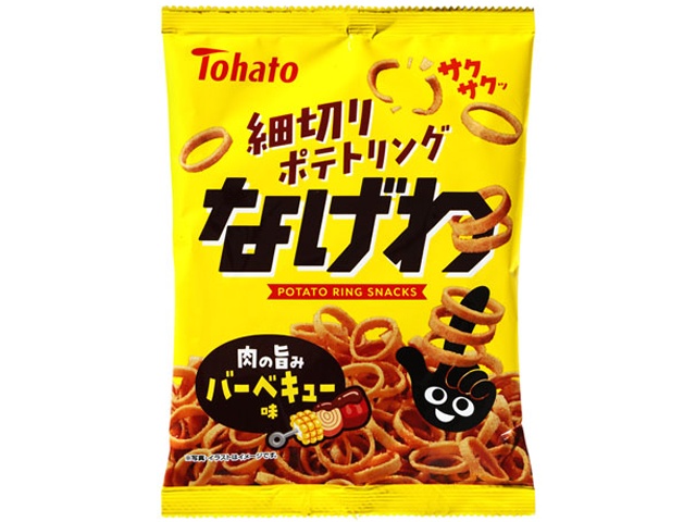 東ハト なげわ バーベキュー味５７ｇ 【新商品 2/2 発売】 △ 【購入入数１２個】