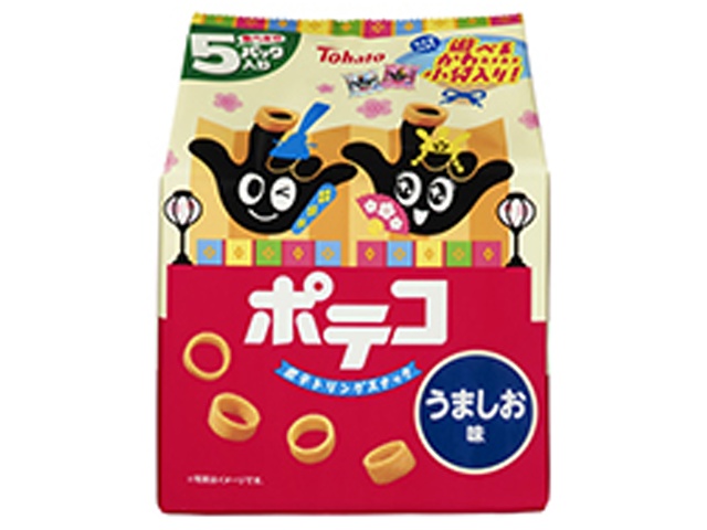 東ハト ５Ｐポテコうましお味ひなまつり □お取り寄せ品 【購入入数１２個】