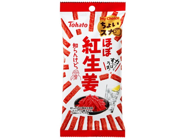 東ハト ちょいスナ ほぼ紅生姜３６ｇ 【新商品 2/9 発売】 □お取り寄せ品 【購入入数４８個】
